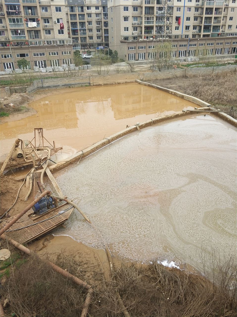 唐山沉淀池淤泥清理-厂区废水池淤泥清淤